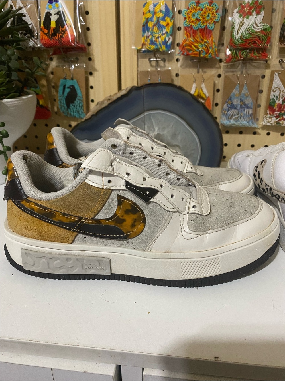 Nike Air Force 1 Leopard Print FaNike Air Force 1 Leopard Print Fashion Sneakers
